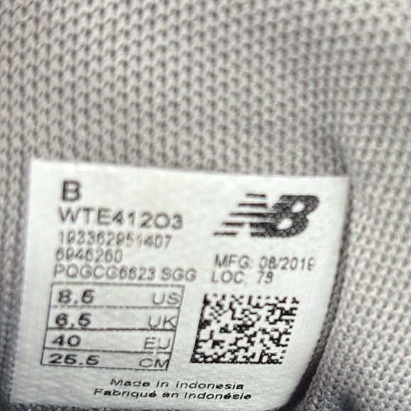 New Balance 412v3 Trail Running Shoes All-terrain Size 8.5 Womens WTE41203 Gray - Picture 11 of 11